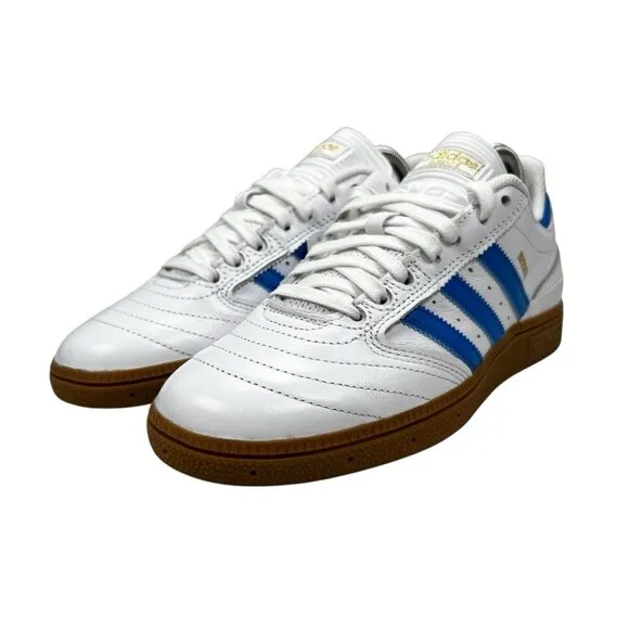 Adidas Busenitz Cloud White Blue Bird Gold Shoes IE3101 Men's Sizes 7 - 7.5