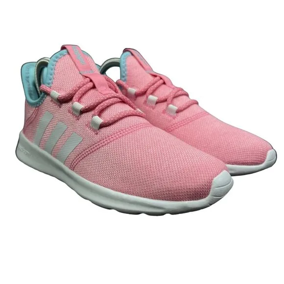 Adidas Cloudfoam Pure 2.0 Pink Blue White GY4495 Youth Girl's Size 6.5 Y (GS)