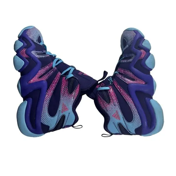 Adidas Crazy 8 Basketball Shoes Purple/Blue Men's Size 8 AQ8463