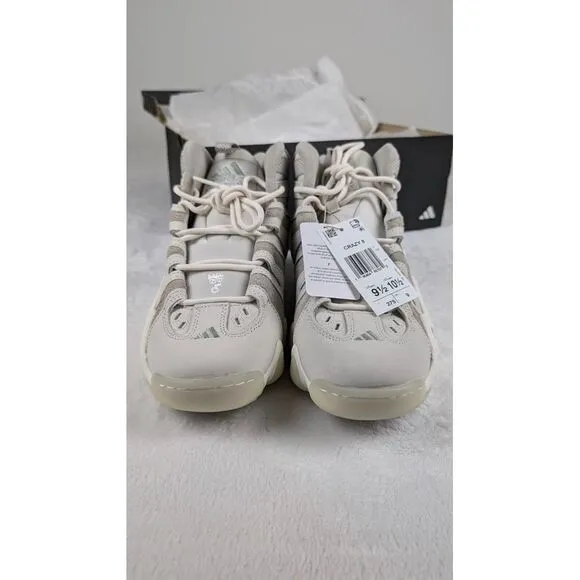 Adidas Crazy 8 Shoes Mens 9.5 Womens‎ 10.5 Off White Sesame NIB