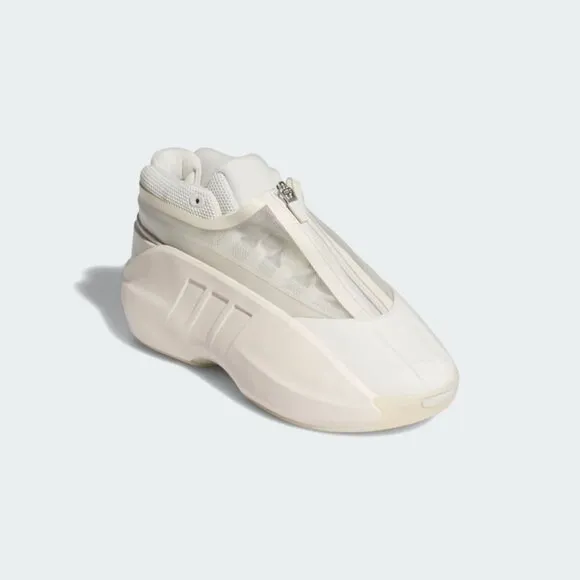 Adidas Crazy IIInfinity Low Mens Basketball Shoes White IH2663 NEW Sz 7.5