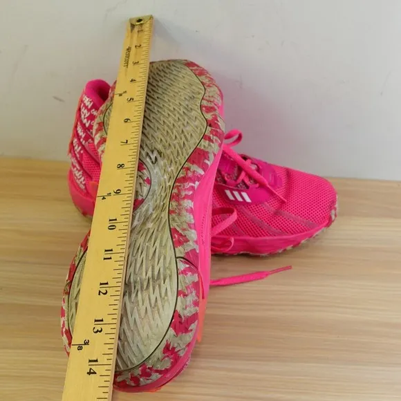 Adidas Dame 7 I Am my Own Fan Basketball Shoes Mens 15 Team Shock Pink Graffiti