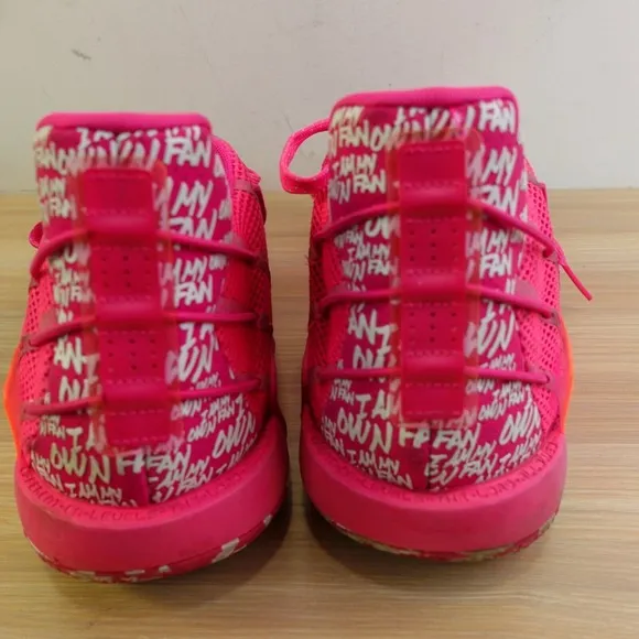Adidas Dame 7 I Am my Own Fan Basketball Shoes Mens 15 Team Shock Pink Graffiti