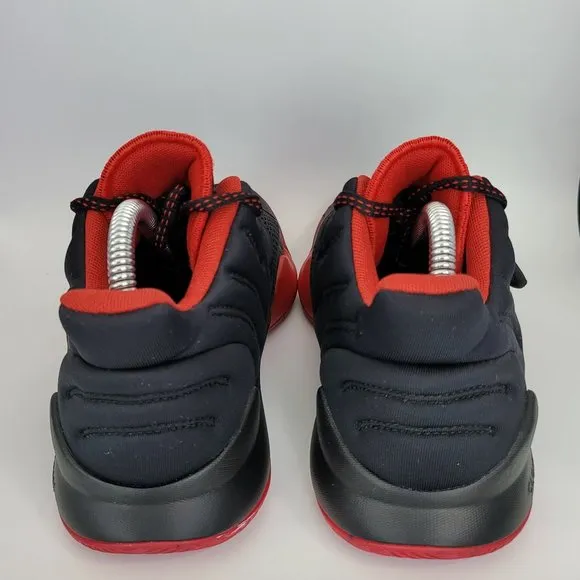 Adidas Deep Threat PrimeBlue Youth Basketball Shoes Black/Red GZ0096 US Size 4