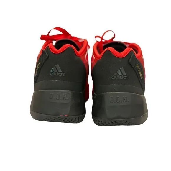 Adidas Don Issue #4 J Mitchell Basketball Shoes Red Black US 6.5 Mens