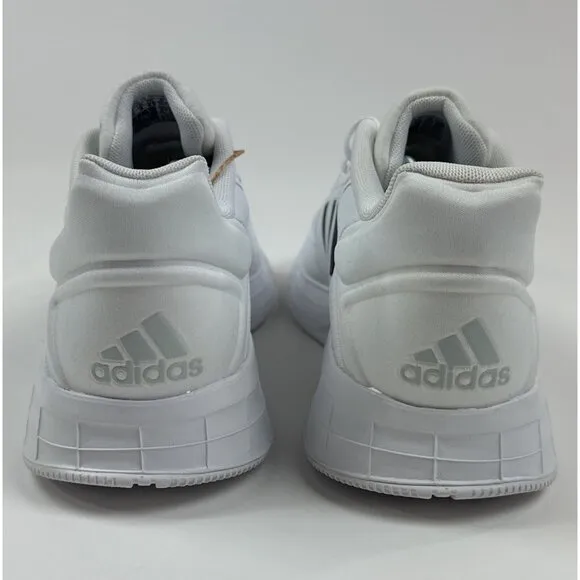 Adidas Duramo 10 Mens White Black Low Top Running Shoes Sneakers GW8348
