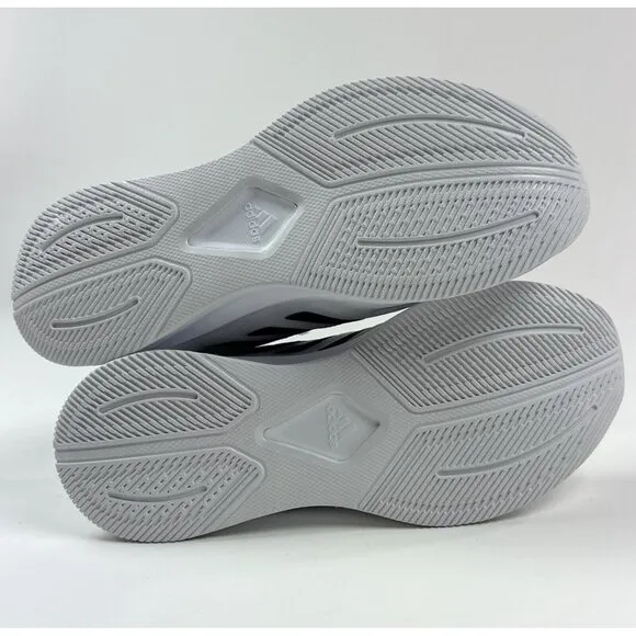 Adidas Duramo 10 Mens White Black Low Top Running Shoes Sneakers GW8348