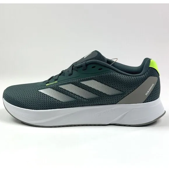Adidas Duramo SL Mens Size 12 Green White Low Top Running Shoes Sneakers IF3886