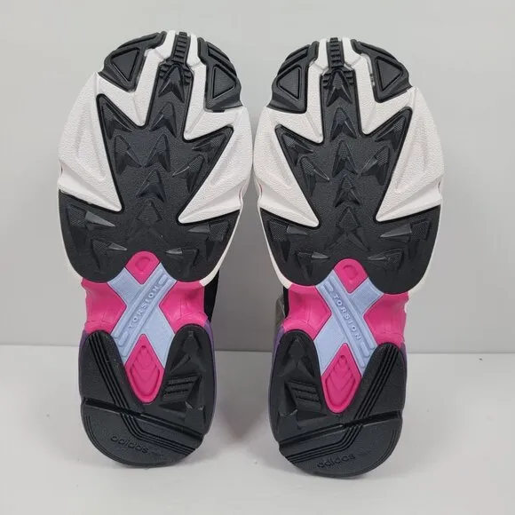 Adidas Falcon Women's Black Shock Pink Running Shoes CG6219 US Size 9 NWT