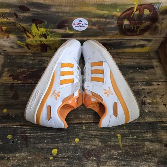 Adidas Forum Low CL Mens Sportswear Shoes‎ White IH7831 NEW Sz 10.5