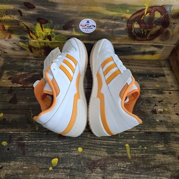 Adidas Forum Low CL Mens Sportswear Shoes‎ White IH7831 NEW Sz 10.5