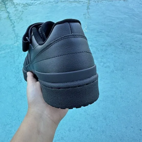 Adidas Forum Low Triple Black Men's Athletic Shoes GV9766