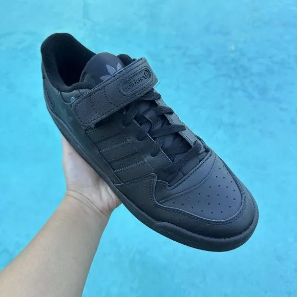 Adidas Forum Low Triple Black Men's Athletic Shoes GV9766