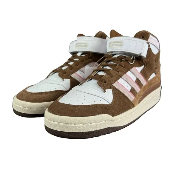 Adidas Forum Mid Chocolate To My Strawberry Brown Shoes GY6802 Men's Sz 9 - 11.5