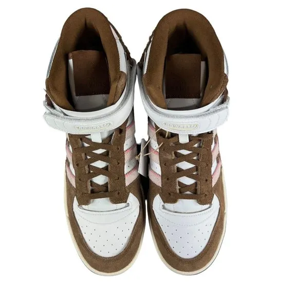 Adidas Forum Mid Chocolate To My Strawberry Brown Shoes GY6802 Men's Sz 9 - 11.5