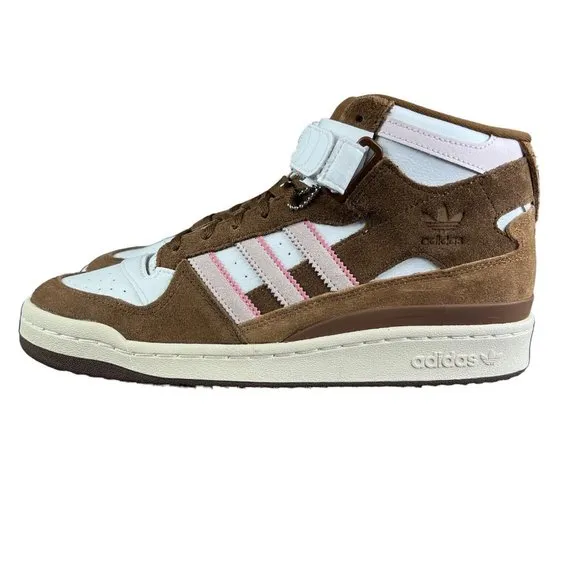 Adidas Forum Mid Chocolate To My Strawberry Brown Shoes GY6802 Men's Sz 9 - 11.5