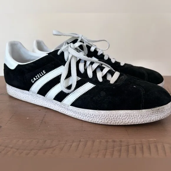 Adidas Gazelle Black Low Top Men’s - Size 14