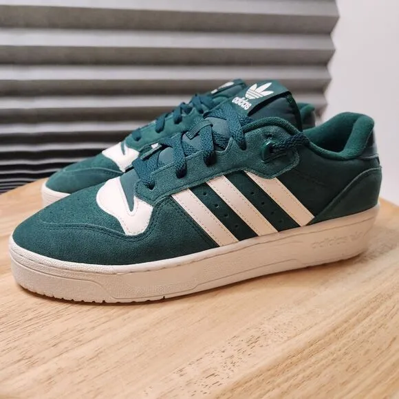 Adidas green Rivalry Low Shoes mens 10