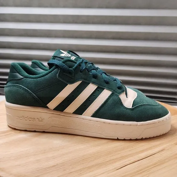 Adidas green Rivalry Low Shoes mens 10