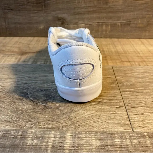 Adidas Hardcourt Low Infants ‘White Pine Green’