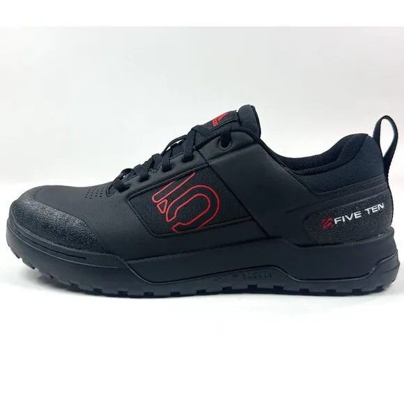 Adidas Impact Pro Men 9.5 Black Red Mountain Bike Shoes Sneakers Athletic FU7524