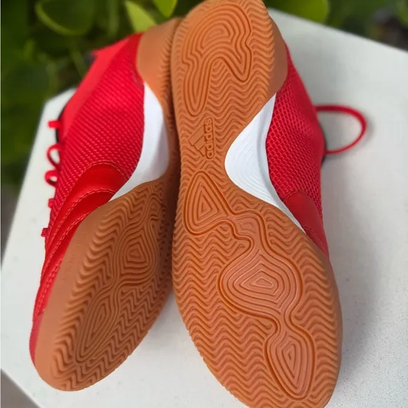 Adidas Kids Red Soccer Shoes
