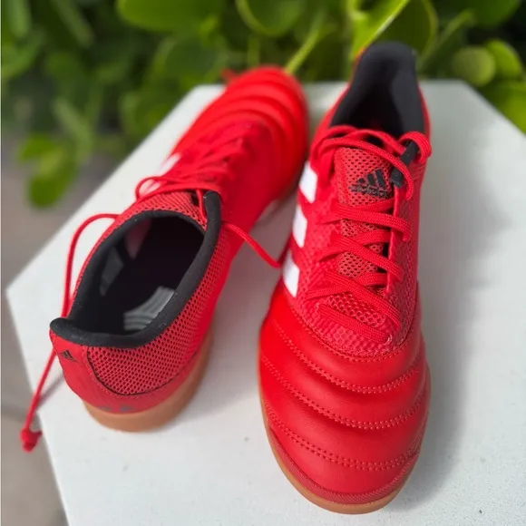 Adidas Kids Red Soccer Shoes