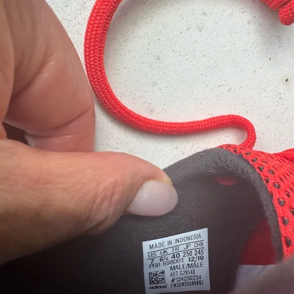 Adidas Kids Red Soccer Shoes