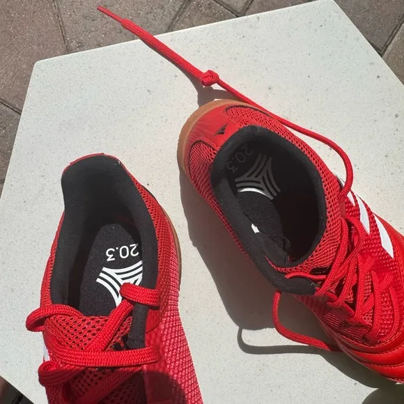 Adidas Kids Red Soccer Shoes