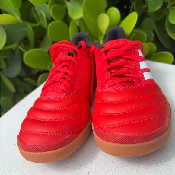 Adidas Kids Red Soccer Shoes