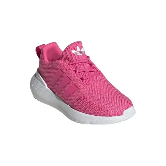 Adidas Kids' Swift Run 22 Shoes Punk Size 2 | Lightweight Cushioned Sneakers