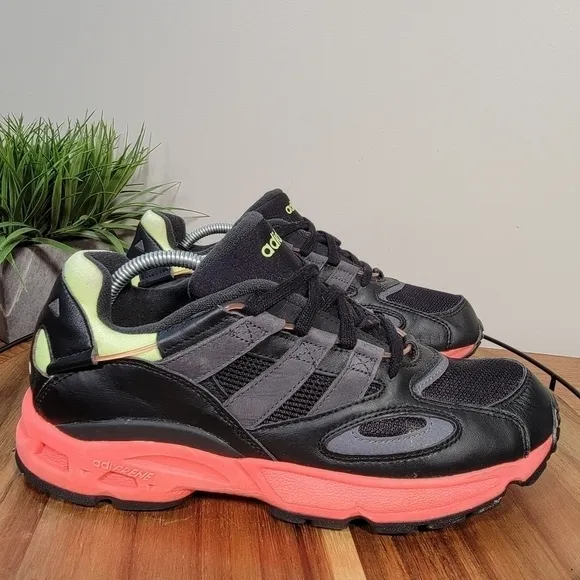 ADIDAS LXCON 94 Core Black/Grey Six/ Solar Red Sneakers Athletic shoes Size 10