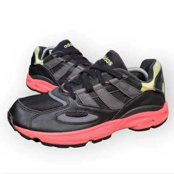 ADIDAS LXCON 94 Core Black/Grey Six/ Solar Red Sneakers Athletic shoes Size 10