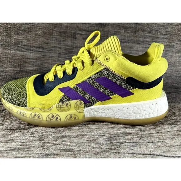 Adidas Marquee Boost Low Yellow/Purple Lakers Edition (Men's Size 11.5)