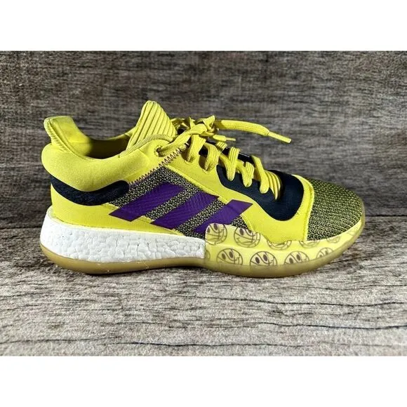 Adidas Marquee Boost Low Yellow/Purple Lakers Edition (Men's Size 11.5)