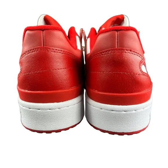 Adidas Men's Forum Low CL Scarlet Red White Shoes HQ1495 Sizes 9 - 13