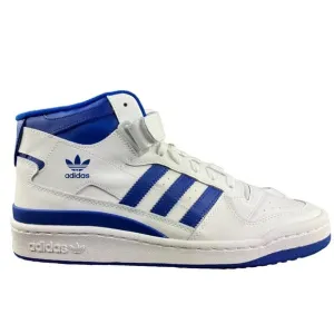Adidas Men's Forum Mid White Royal Blue Shoes FY4976 Sizes 9 - 13