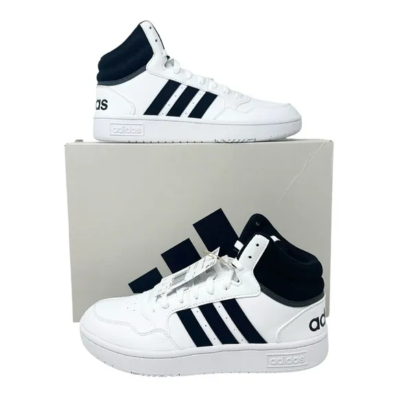 Adidas Men’s Hoops 3.0 Mid GW3019 White/Black Size 10