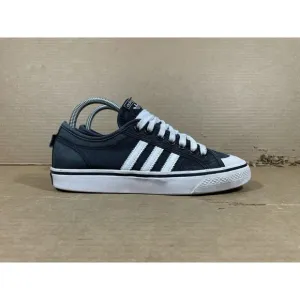 Adidas Mens Originals Nizza CQ2332 Black Casual Low Top Shoes Sneakers Size 7