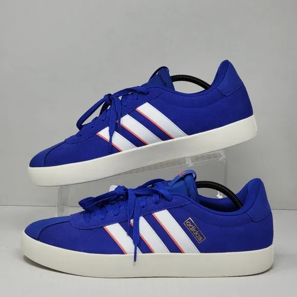 Adidas Mens Size 12 Neo VL Court 3.0 Skateboarding Low Top Shoes Blue ID6283 New