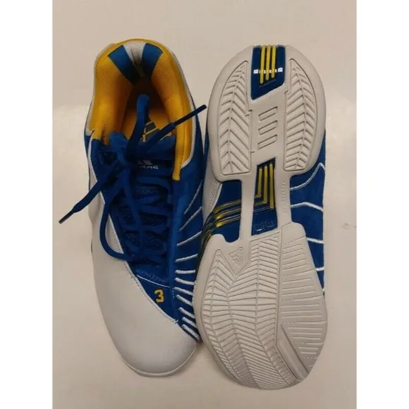 Adidas Mens Size 8 TMAC 3 Restomod Auburndale High School White Basketball Shoes