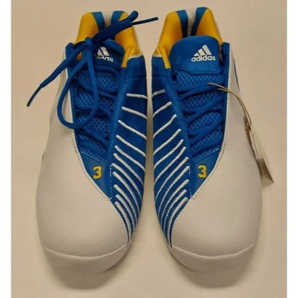 Adidas Mens Size 8 TMAC 3 Restomod Auburndale High School White Basketball Shoes