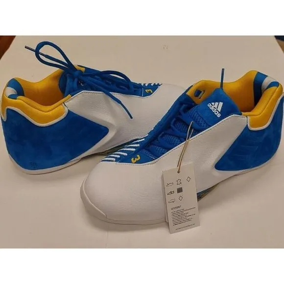 Adidas Mens Size 8 TMAC 3 Restomod Auburndale High School White Basketball Shoes