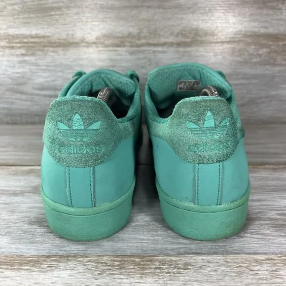 Adidas Men's Superstar Adicolor Reflective Shock Mint Sneakers Size 10.5