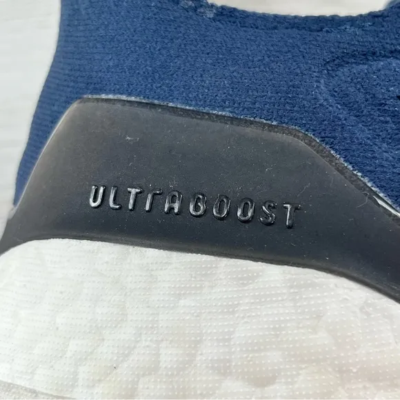 Adidas Men’s UltraBoost Lace Up Running Shoes In Blue Size 12
