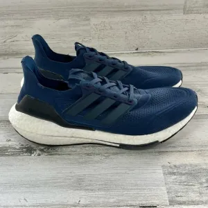 Adidas Men’s UltraBoost Lace Up Running Shoes In Blue Size 12