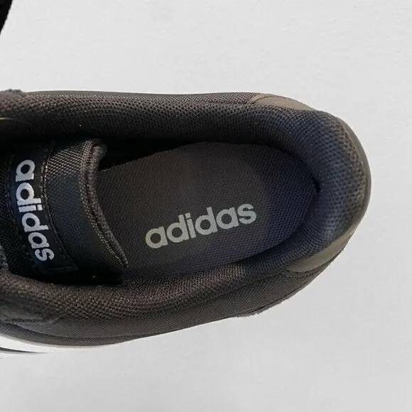 Adidas Mens V Racer 2.0 Sneakers Shoes Black BC0106 7.5