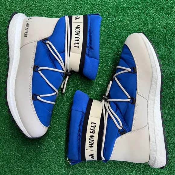 Adidas Moon Boot Moonboost High Power Blue Mens Shoes IH2488 NEW Sz 9.5
