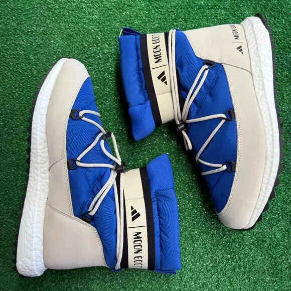 Adidas Moon Boot Moonboost High Power Blue Mens Shoes IH2488 NEW Sz 9.5