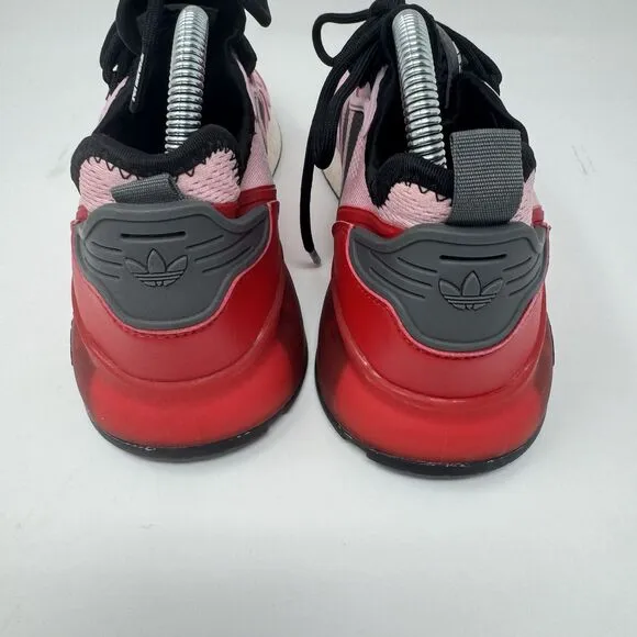 Adidas Ninja’s ZX 2K Boost FZ0454 Mens True Pink/Core Black/Scarlet Shoes Size 6